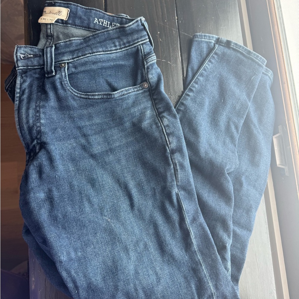 Madewell Athletic Slim Blue Jeans 30x30
